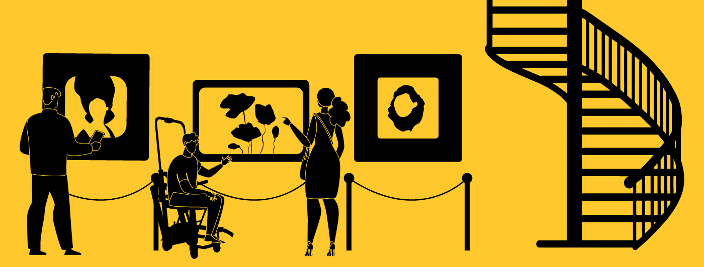 Museum, Curved Stair, Mobile Stairlift